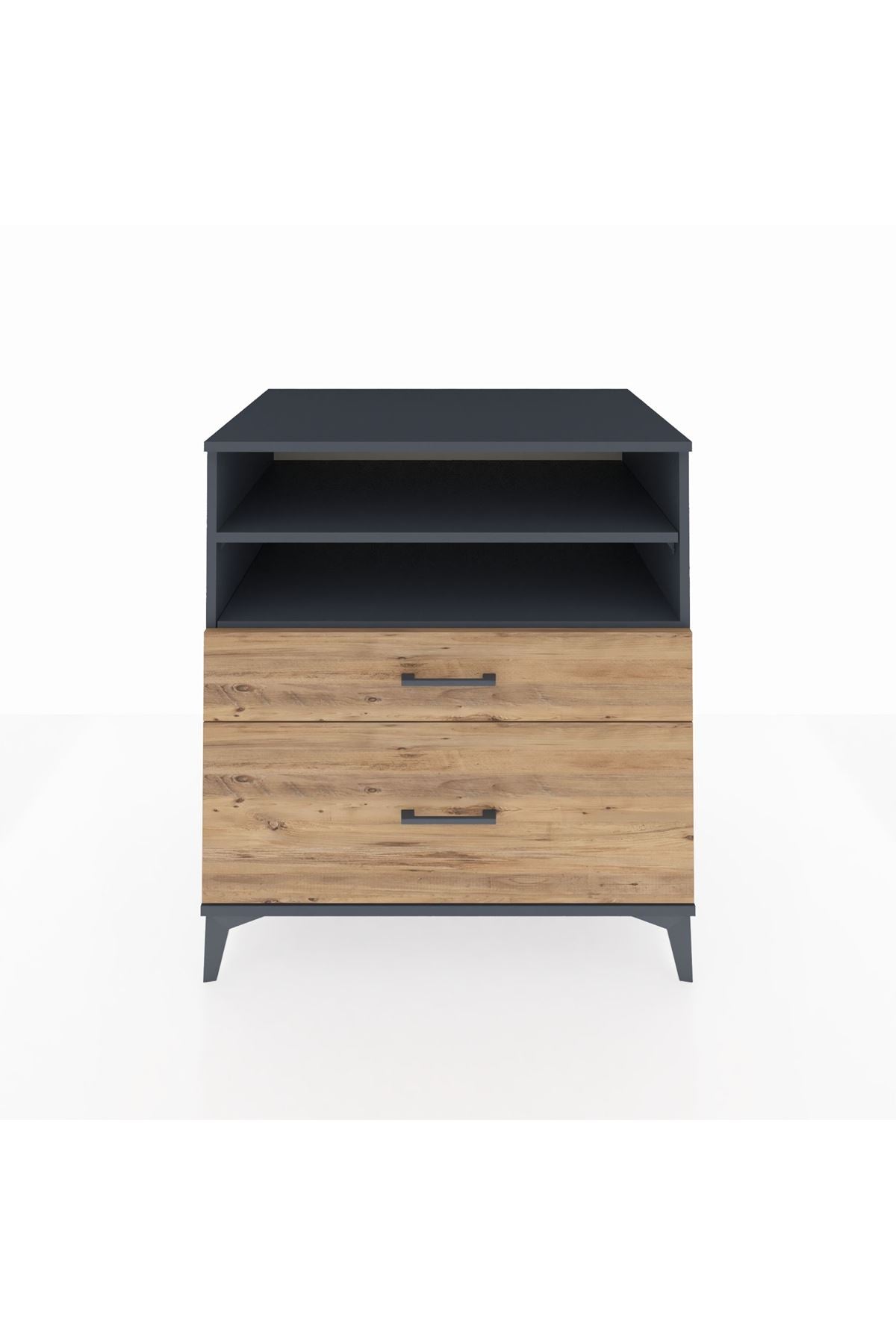Kronos Şifonyer 2 Raflı 2 Çekmeceli 88x59x96 - S70M021V6C