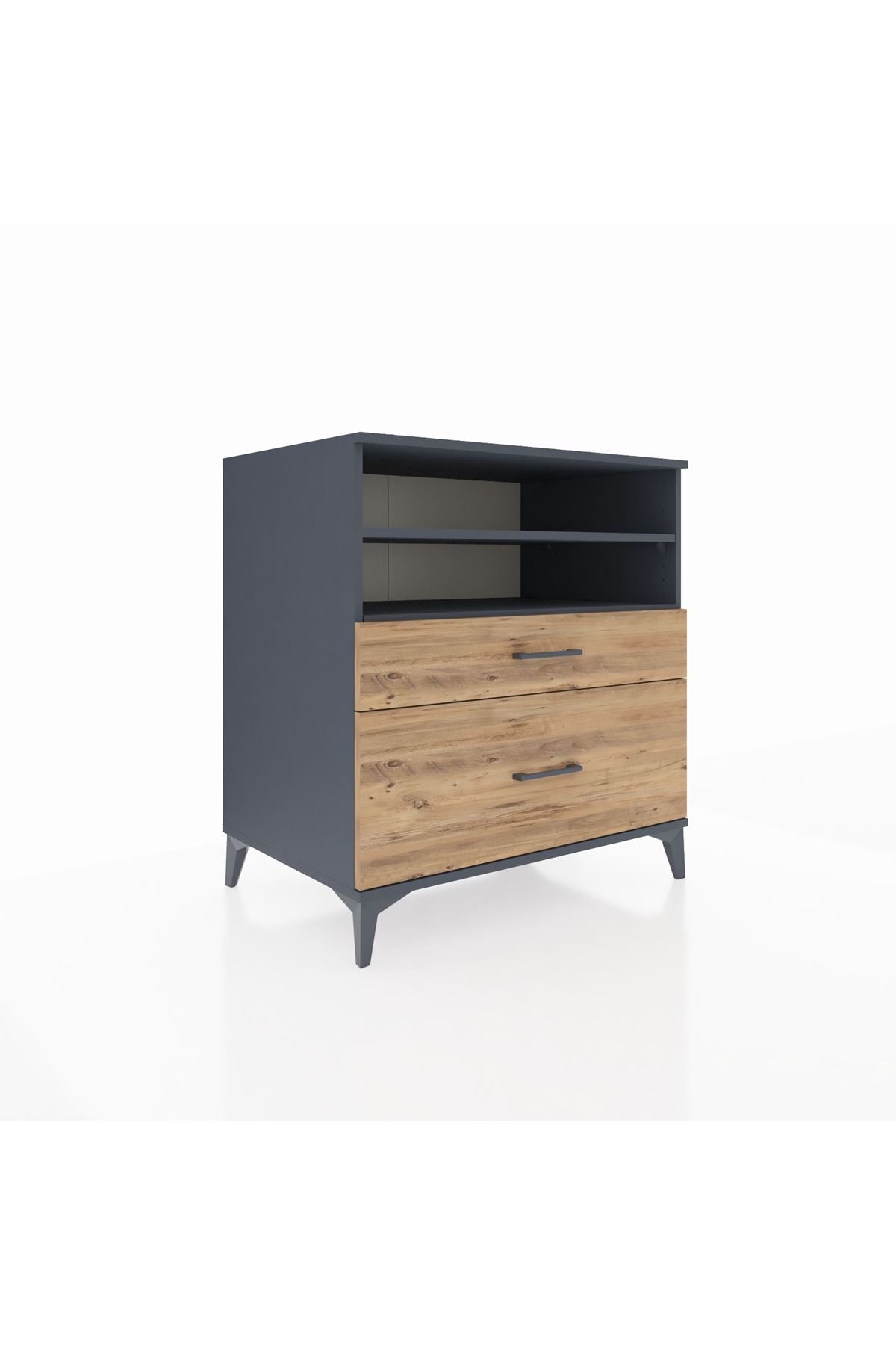 Kronos Şifonyer 2 Raflı 2 Çekmeceli 88x59x96 - S70M021V6C