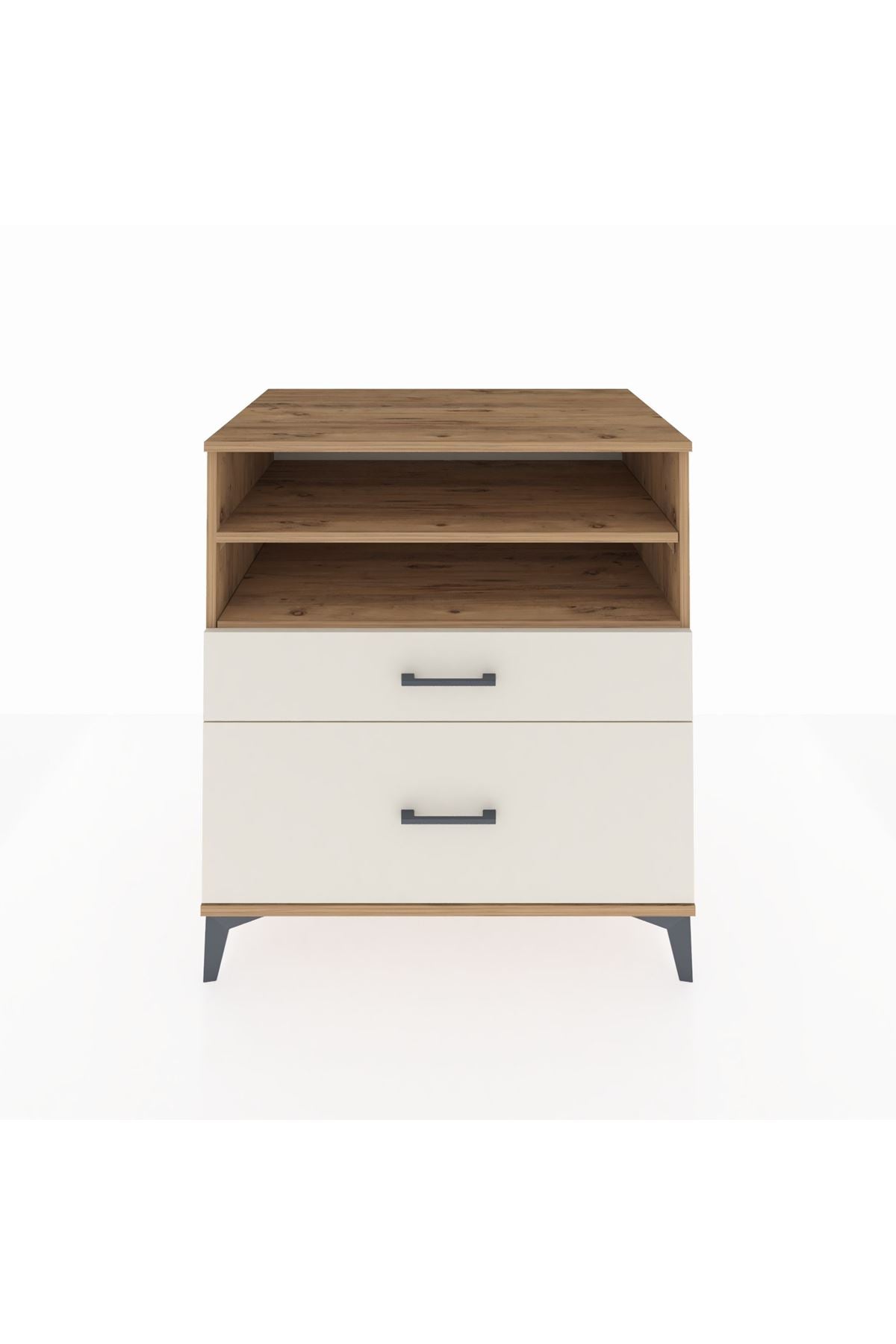 Kronos Şifonyer 2 Raflı 2 Çekmeceli 88x59x96 - S70M021V7C
