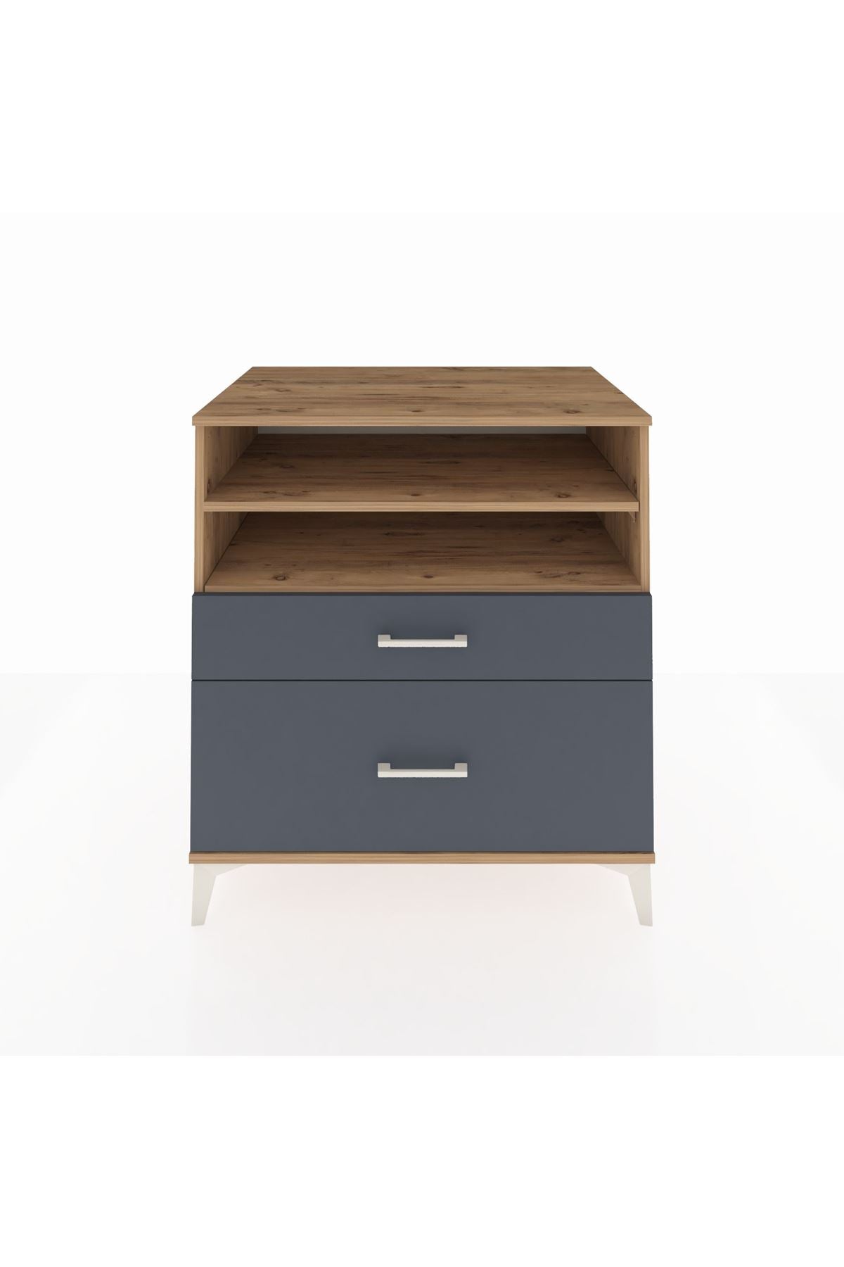 Kronos Şifonyer 2 Raflı 2 Çekmeceli 88x59x96 - S70M021V8C