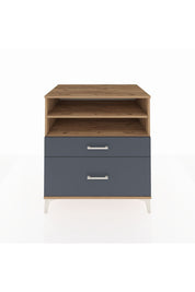 Kronos Şifonyer 2 Raflı 2 Çekmeceli 88x59x96 - S70M021V8C