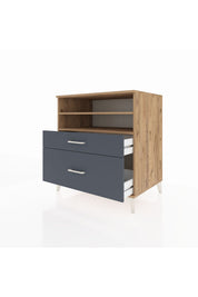 Kronos Şifonyer 2 Raflı 2 Çekmeceli 88x59x96 - S70M021V8C