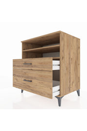 Kronos Şifonyer 2 Raflı 2 Çekmeceli 88x59x96 - S70M021V9C
