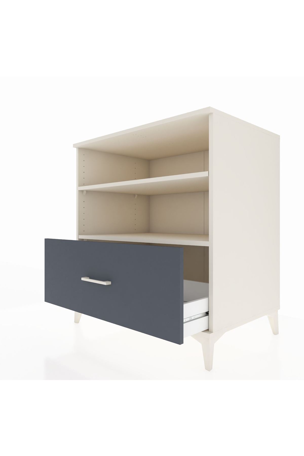 Kronos Şifonyer 2 Raflı Tek Çekmeceli 88x59x96 - S70M022V2C