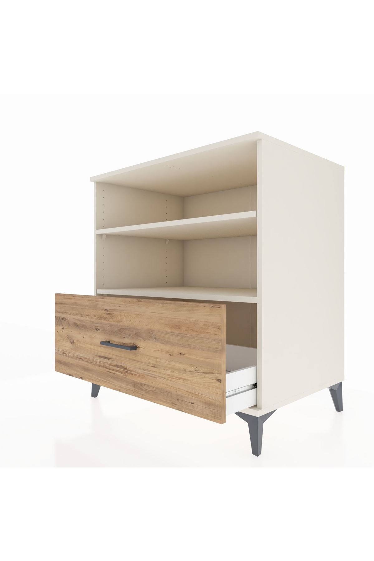 Kronos Şifonyer 2 Raflı Tek Çekmeceli 88x59x96 - S70M022V3C