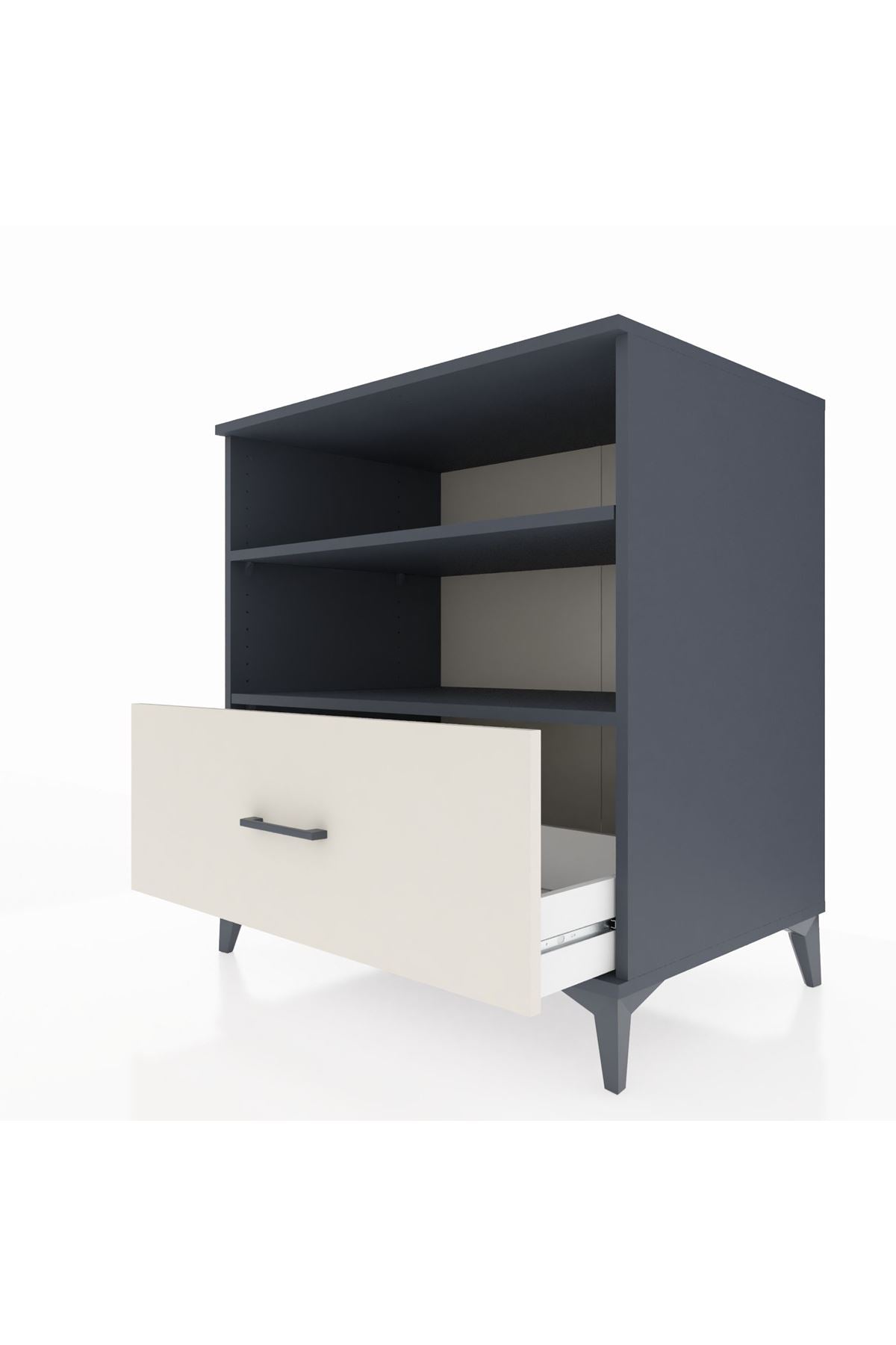 Kronos Şifonyer 2 Raflı Tek Çekmeceli 88x59x96 - S70M022V4C