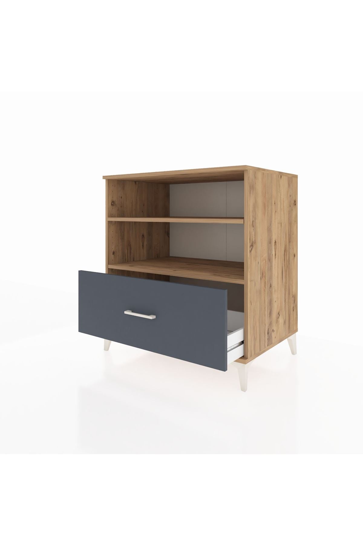 Kronos Şifonyer 2 Raflı Tek Çekmeceli 88x59x96 - S70M022V8C