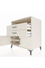 Kronos Şifonyer 2 Raflı 2 Çekmeceli 2 Kapaklı 88x59x96 - S70M024V1C