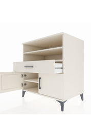Kronos Şifonyer 3 Raflı Tek Çekmeceli 2 Kapaklı 88x59x96 - S70M025V1C