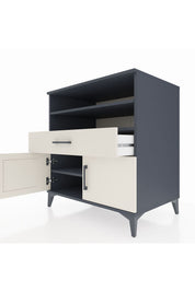Kronos Şifonyer 3 Raflı Tek Çekmeceli 2 Kapaklı 88x59x96 - S70M025V4C