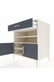 Kronos Şifonyer 3 Raflı Tek Çekmeceli 2 Kapaklı 88x59x96 - S70M026V2C