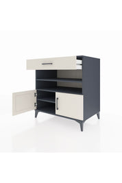 Kronos Şifonyer 3 Raflı Tek Çekmeceli 2 Kapaklı 88x59x96 - S70M026V4C