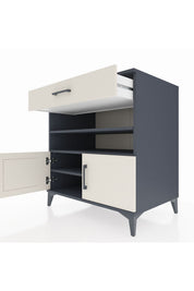 Kronos Şifonyer 3 Raflı Tek Çekmeceli 2 Kapaklı 88x59x96 - S70M026V4C