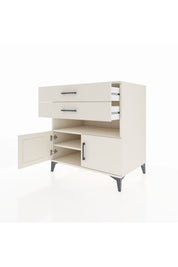 Kronos Şifonyer 2 Raflı 2 Çekmeceli 2 Kapaklı 88x59x96 - S70M027V1C