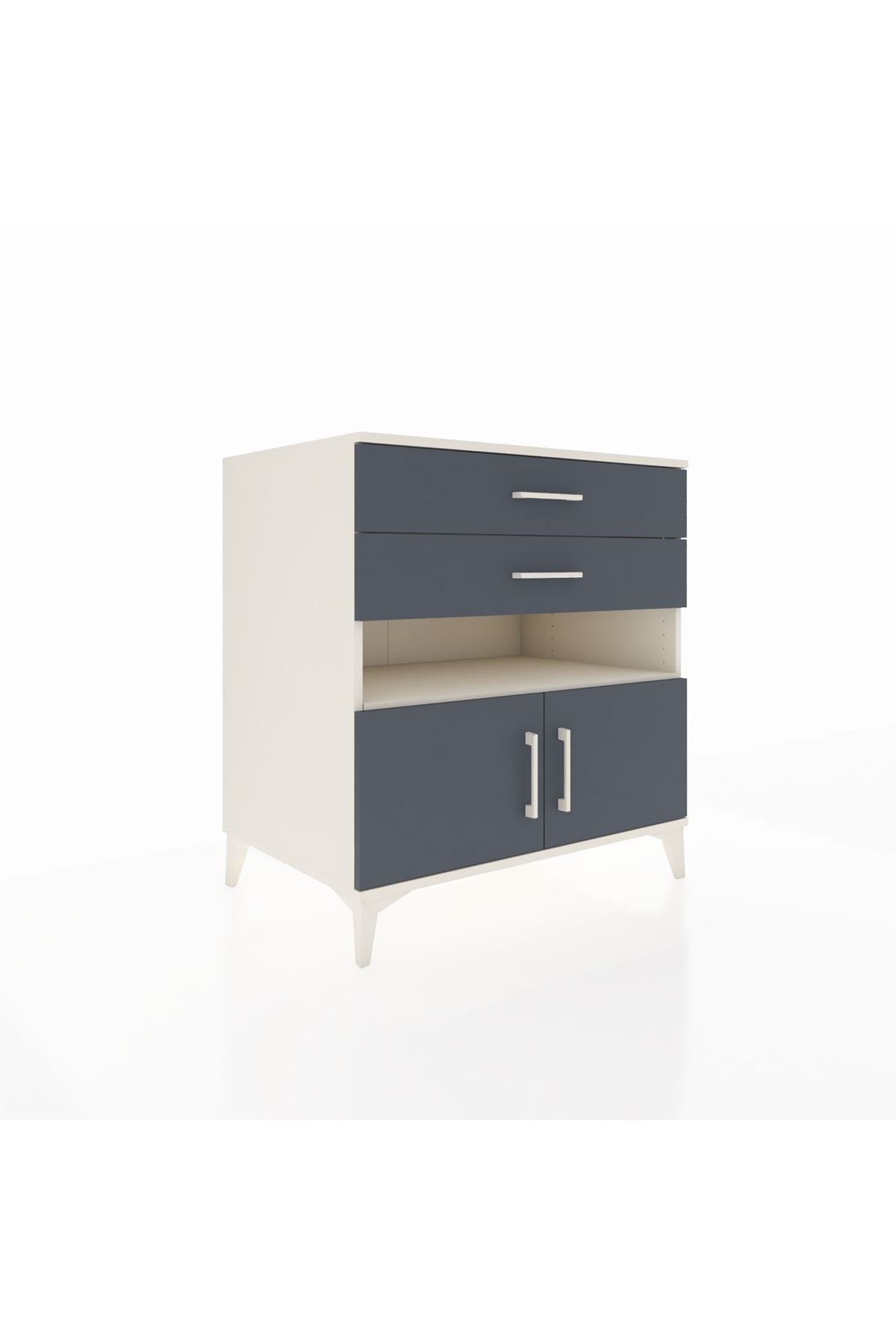 Kronos Şifonyer 2 Raflı 2 Çekmeceli 2 Kapaklı 88x59x96 - S70M027V2C