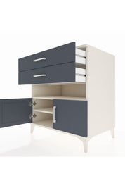 Kronos Şifonyer 2 Raflı 2 Çekmeceli 2 Kapaklı 88x59x96 - S70M027V2C