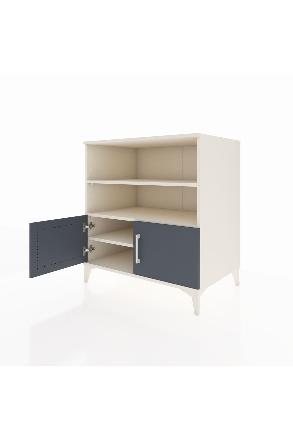 Kronos Şifonyer 3 Raflı 2 Kapaklı 88x59x96 - S70M028V2C