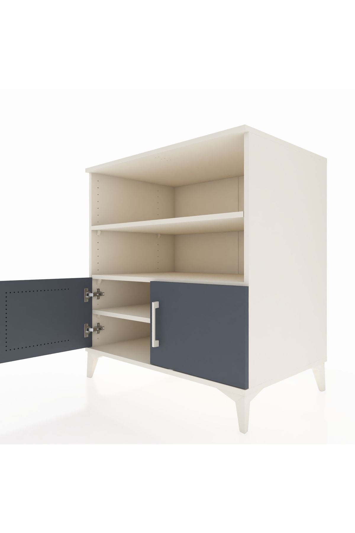 Kronos Şifonyer 3 Raflı 2 Kapaklı 88x59x96 - S70M028V2C
