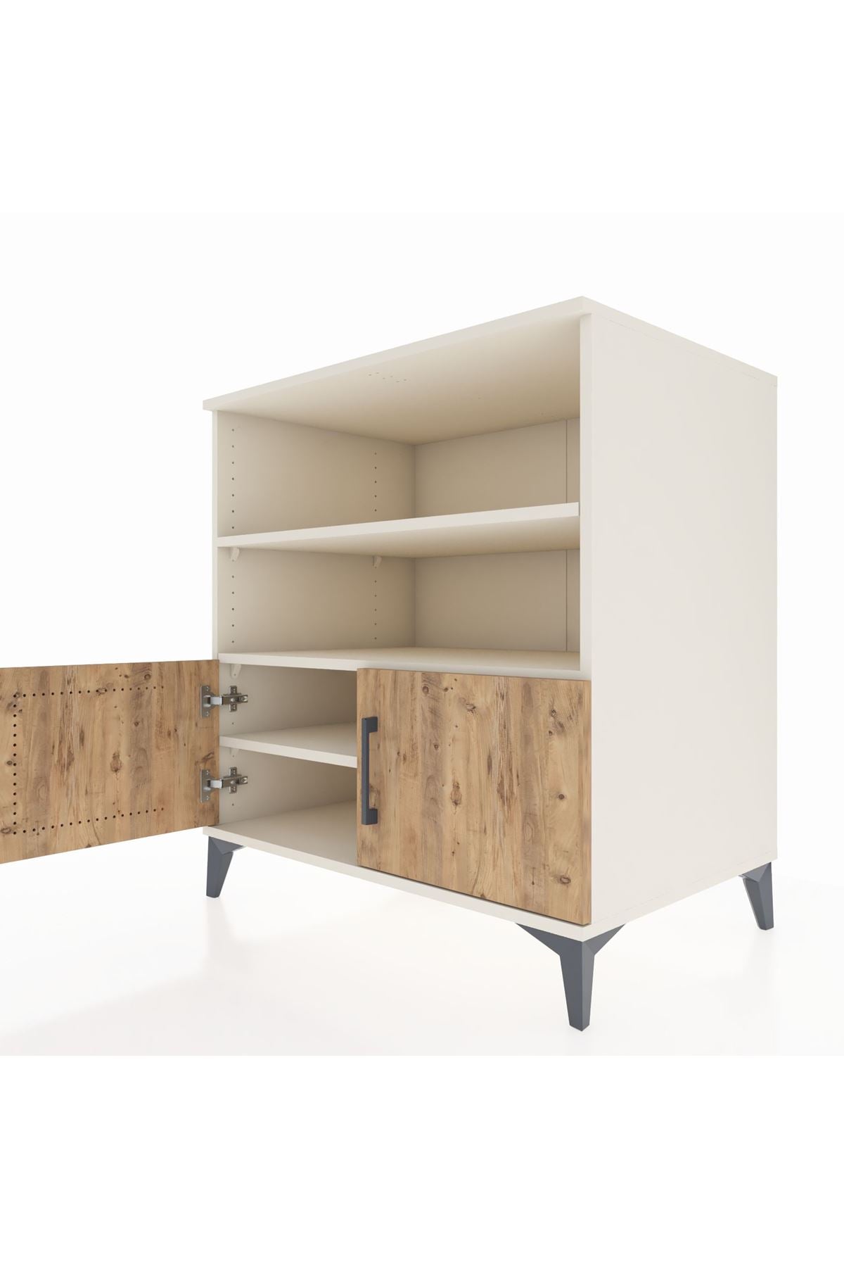 Kronos Şifonyer 3 Raflı 2 Kapaklı 88x59x96 - S70M028V3C