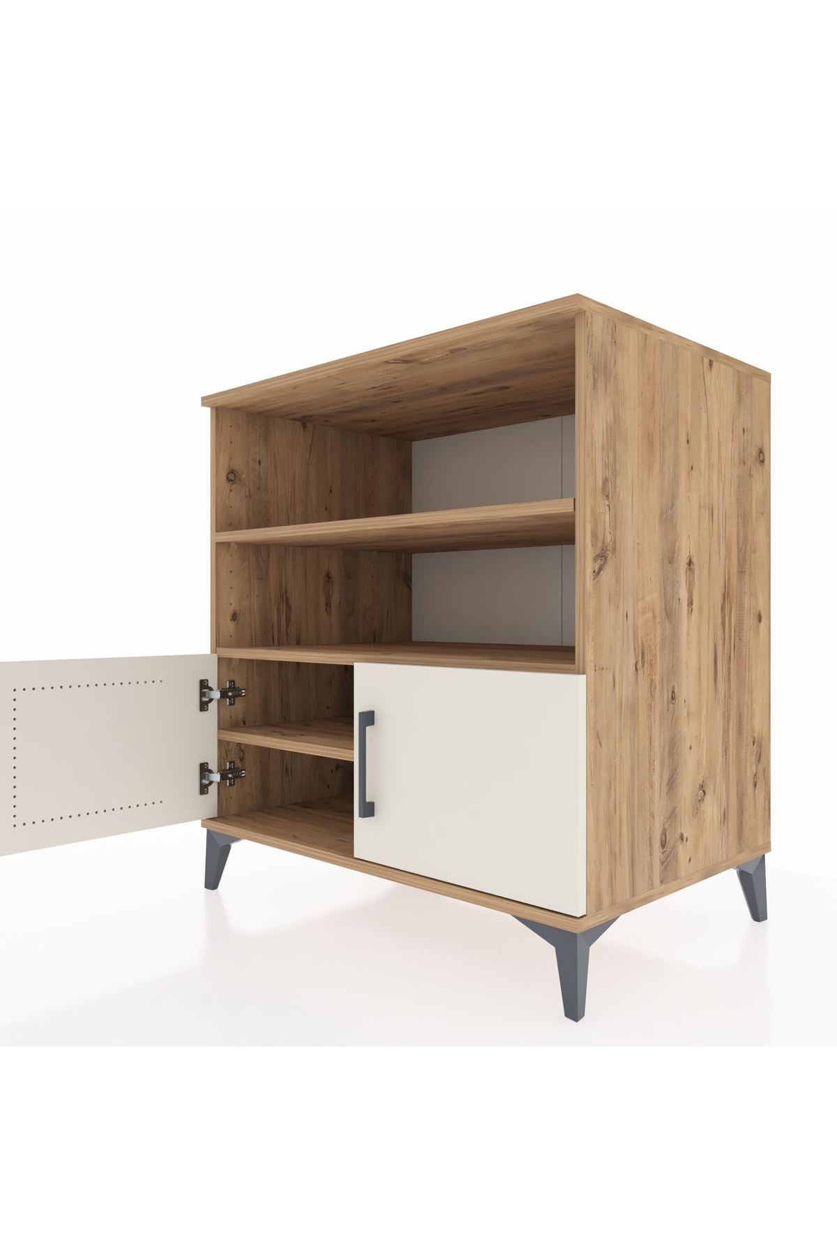 Kronos Şifonyer 3 Raflı 2 Kapaklı 88x59x96 - S70M028V7C