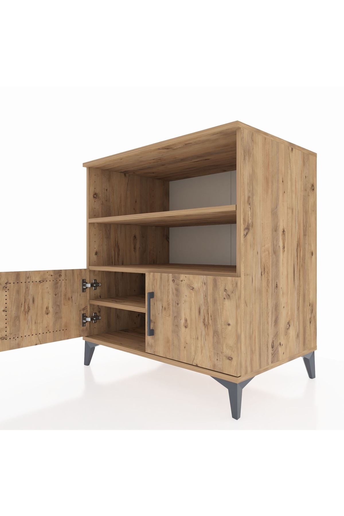 Kronos Şifonyer 3 Raflı 2 Kapaklı 88x59x96 - S70M028V9C