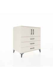 Kronos Şifonyer 2 Raflı 3 Çekmeceli 2 Kapaklı 88x59x96 - S70M029V1C