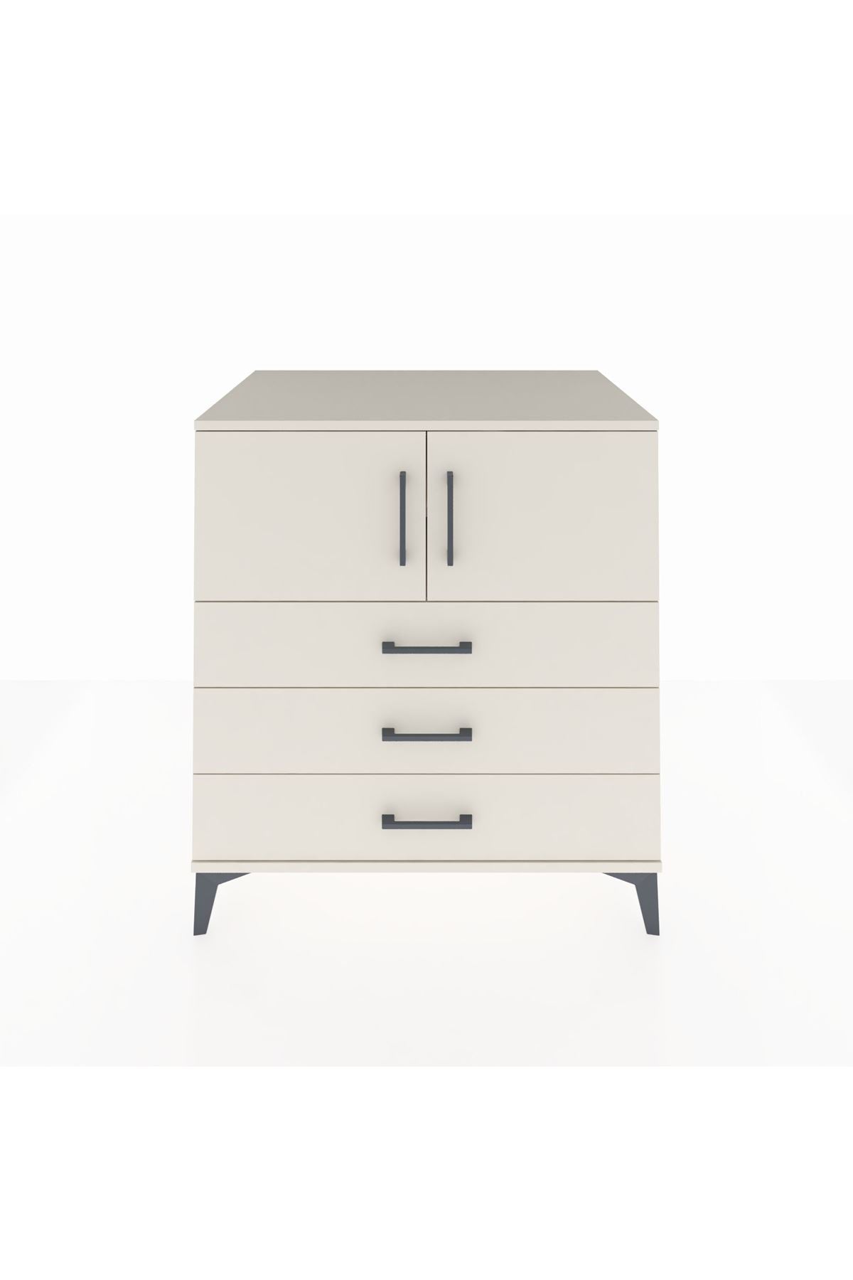 Kronos Şifonyer 2 Raflı 3 Çekmeceli 2 Kapaklı 88x59x96 - S70M029V1C