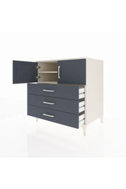 Kronos Şifonyer 2 Raflı 3 Çekmeceli 2 Kapaklı 88x59x96 - S70M029V2C