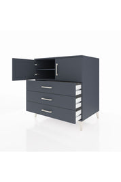 Kronos Şifonyer 2 Raflı 3 Çekmeceli 2 Kapaklı 88x59x96 - S70M029V5C
