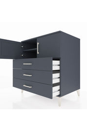 Kronos Şifonyer 2 Raflı 3 Çekmeceli 2 Kapaklı 88x59x96 - S70M029V5C