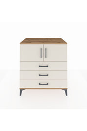 Kronos Şifonyer 2 Raflı 3 Çekmeceli 2 Kapaklı 88x59x96 - S70M029V7C