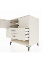 Kronos Şifonyer 2 Raflı 2 Çekmeceli 2 Kapaklı 88x59x96 - S70M030V1C