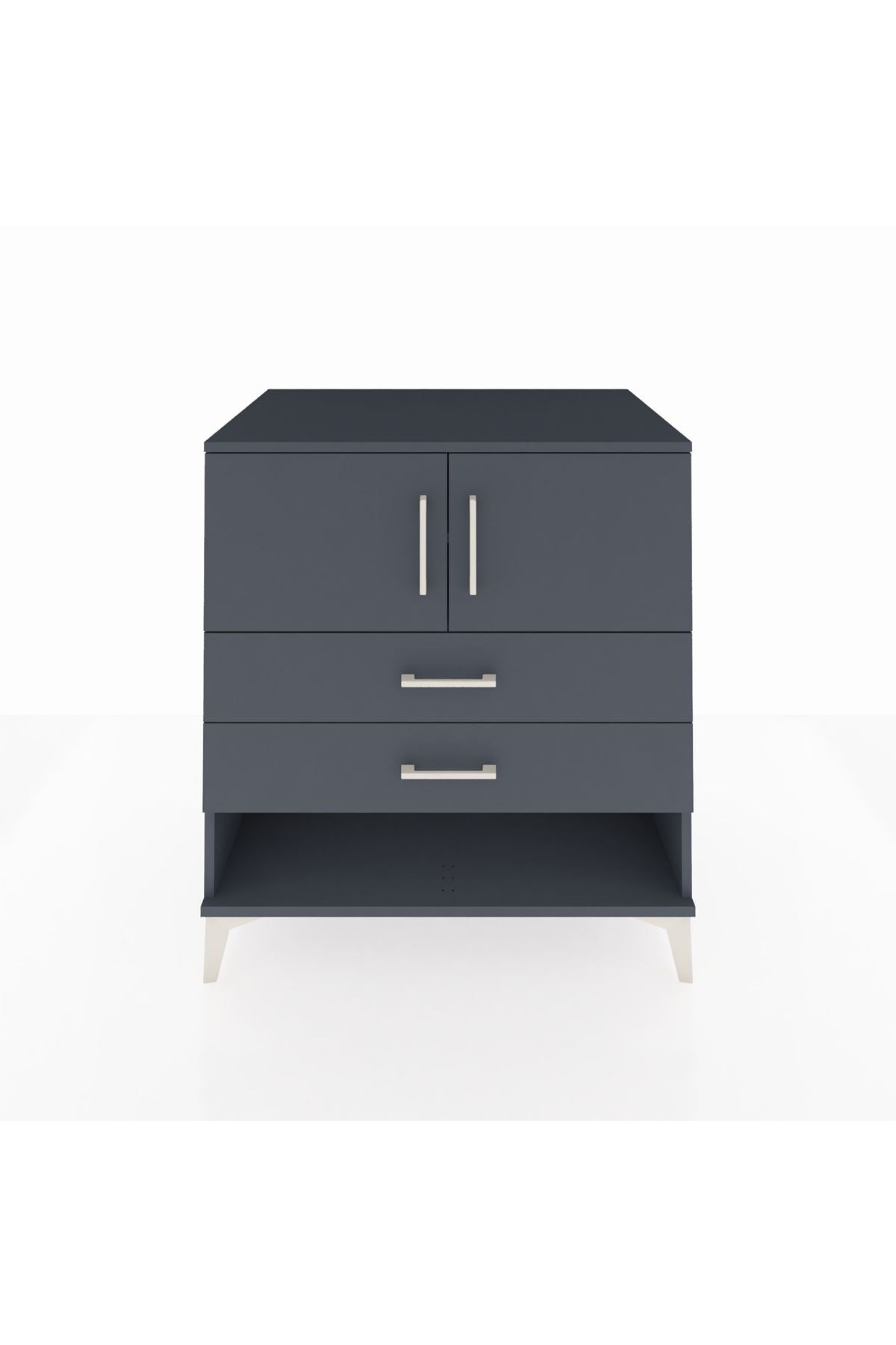 Kronos Şifonyer 2 Raflı 2 Çekmeceli 2 Kapaklı 88x59x96 - S70M030V5C