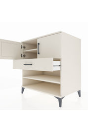 Kronos Şifonyer 3 Raflı Tek Çekmeceli 2 Kapaklı 88x59x96 - S70M031V1C