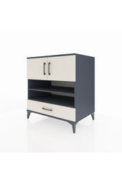 Kronos Şifonyer 4 Raflı Tek Çekmeceli 2 Kapaklı 88x59x96 - S70M032V4C