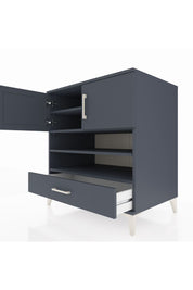Kronos Şifonyer 4 Raflı Tek Çekmeceli 2 Kapaklı 88x59x96 - S70M032V5C