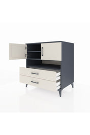 Kronos Şifonyer 3 Raflı 2 Çekmeceli 2 Kapaklı 88x59x96 - S70M033V4C