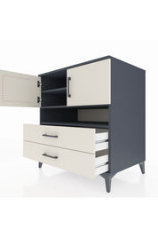 Kronos Şifonyer 3 Raflı 2 Çekmeceli 2 Kapaklı 88x59x96 - S70M033V4C