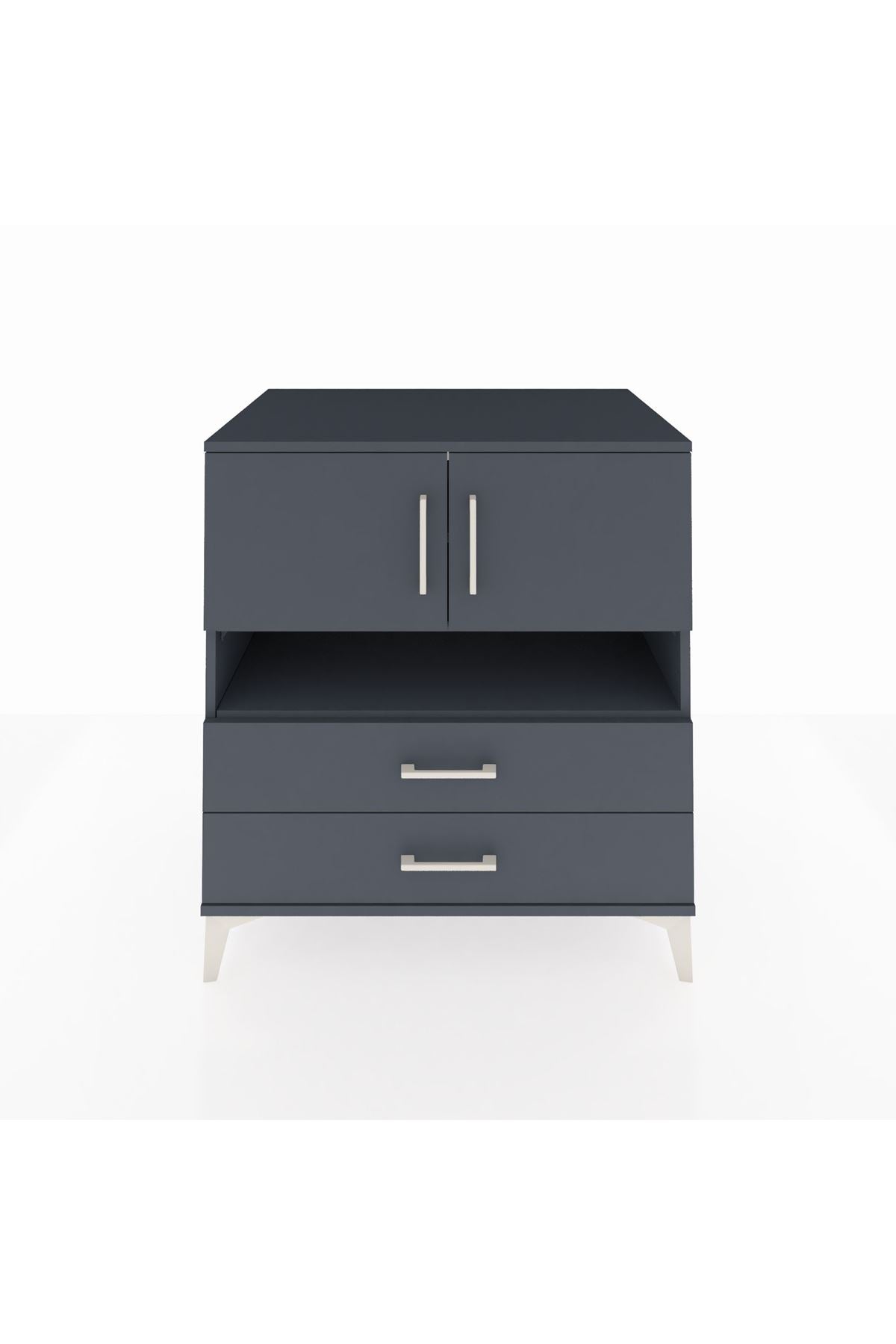 Kronos Şifonyer 3 Raflı 2 Çekmeceli 2 Kapaklı 88x59x96 - S70M033V5C