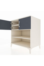 Kronos Şifonyer 3 Raflı 2 Kapaklı 88x59x96 - S70M034V2C