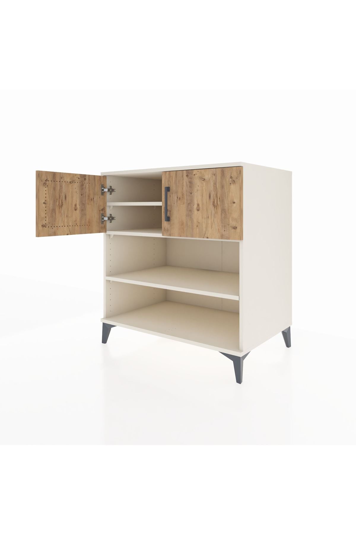 Kronos Şifonyer 3 Raflı 2 Kapaklı 88x59x96 - S70M034V3C