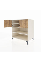 Kronos Şifonyer 3 Raflı 2 Kapaklı 88x59x96 - S70M034V3C
