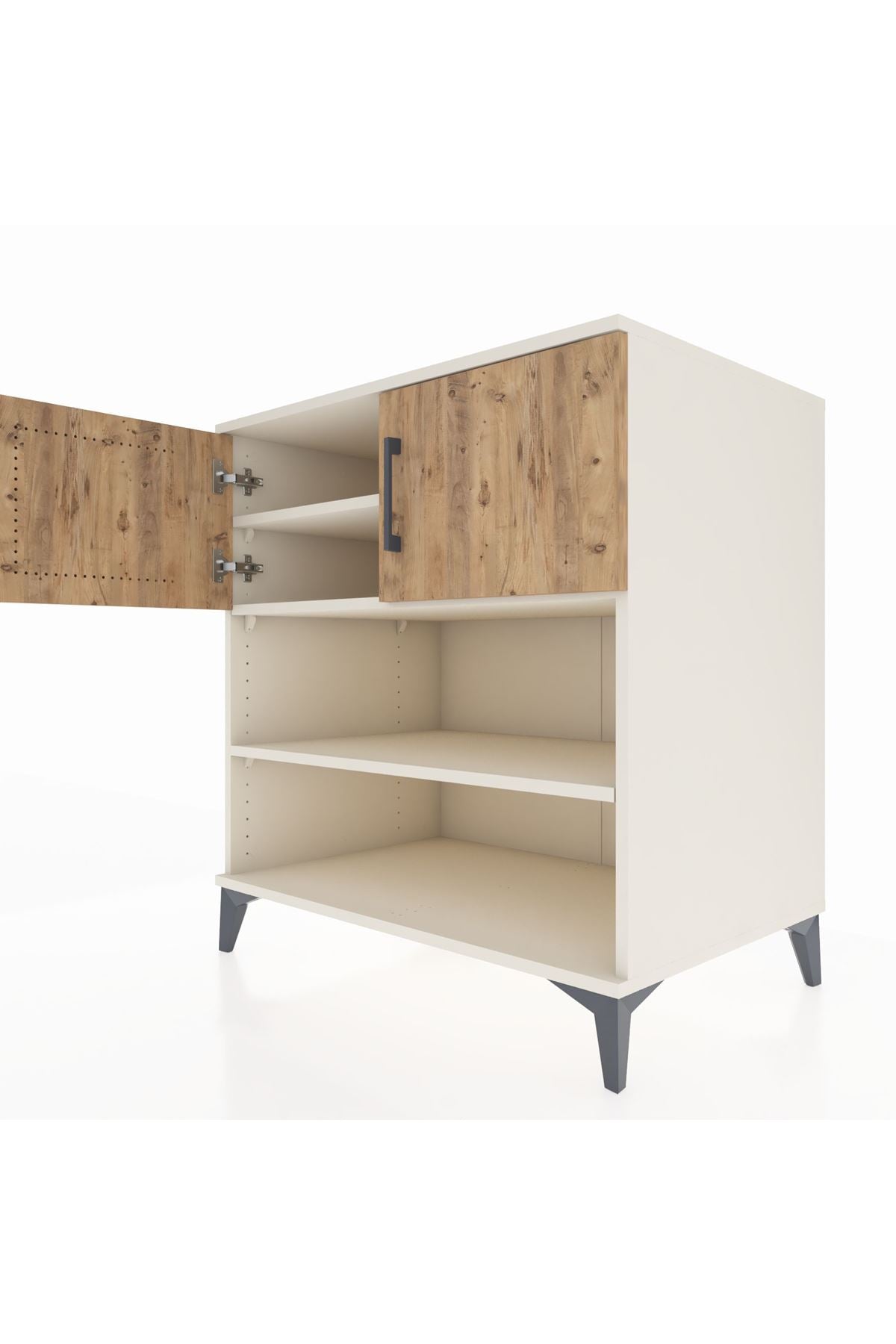 Kronos Şifonyer 3 Raflı 2 Kapaklı 88x59x96 - S70M034V3C