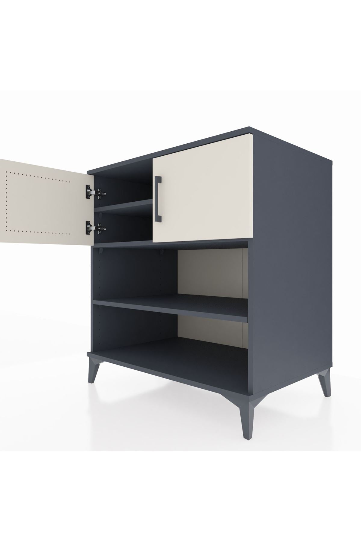 Kronos Şifonyer 3 Raflı 2 Kapaklı 88x59x96 - S70M034V4C