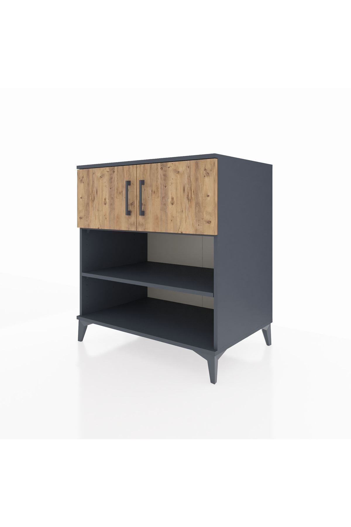 Kronos Şifonyer 3 Raflı 2 Kapaklı 88x59x96 - S70M034V6C