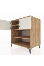 Kronos Şifonyer 3 Raflı 2 Kapaklı 88x59x96 - S70M034V7C