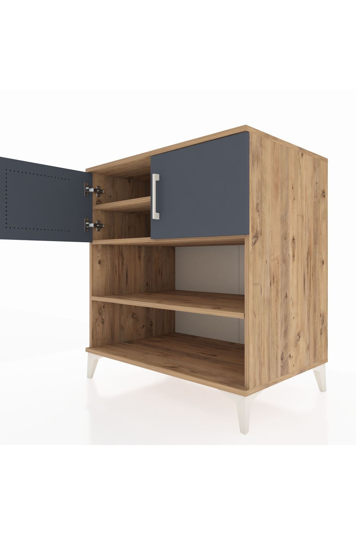 Kronos Şifonyer 3 Raflı 2 Kapaklı 88x59x96 - S70M034V8C