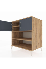 Kronos Şifonyer 3 Raflı 2 Kapaklı 88x59x96 - S70M034V8C