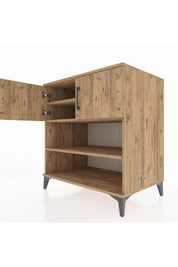 Kronos Şifonyer 3 Raflı 2 Kapaklı 88x59x96 - S70M034V9C