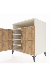 Kronos Şifonyer 4 Raflı 4 Kapaklı 88x59x96 - S70M035V3C